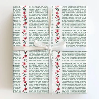 Great Joy For All - Gift Wrap for Christmas, Holidays Wrapping Paper, Christmas Wrapping Paper