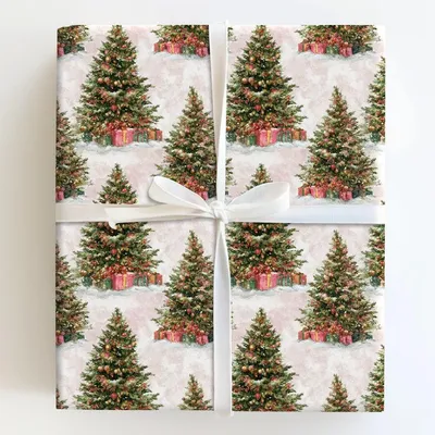 Alpine Light - Gift Wrap for Christmas, Holidays Wrapping Paper, Christmas Wrapping Paper