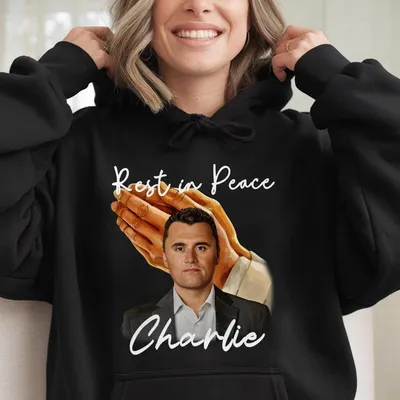 Rest In Peace Charlie Unisex Hoodie A True Patriot Charlie Kirk Cotton Hoodie Pray For Charlie Kirk Hoodie Charlie Kirk Mem