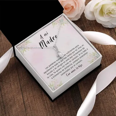 Christmas Gift Necklace For Mom From Daughter Sale Alluring Beauty Necklace
