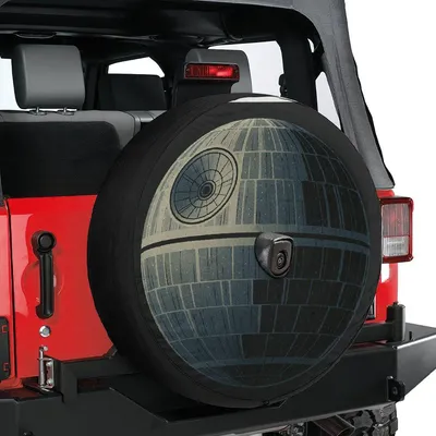 Spare Tire That’S No Moon Cover With Backup Camera Hole Option, Camping Gift Spare Tire Cover
