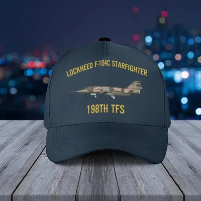 Lockheed F-104c Starfighter Baseball Cap Puerto Rico Flag Air Force Aviation Gift Baseball Cap