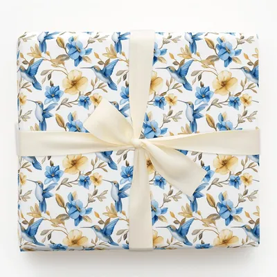 Swift Indigo - Gift Wrap for Christmas, Holidays Wrapping Paper, Christmas Wrapping Paper