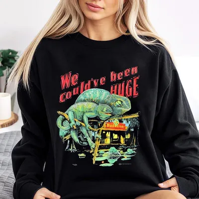 Vintage Style 90'S Budweiser Racing Style Animal Art Sweatshirt