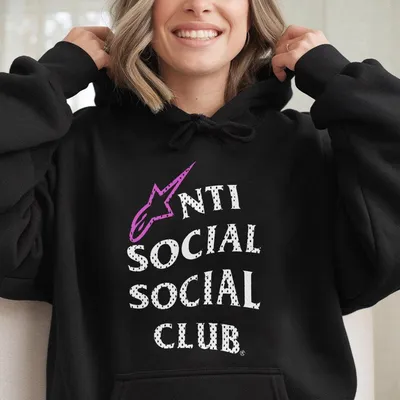 Anti Social X Alpinestars Mx Fan Hoodie, Supercross 2025 Pro Championship Hoodie, Off-Road Motocross Dirt Bike Apparel Unisex
