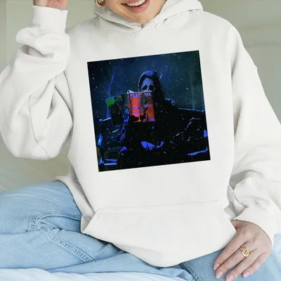 Vintage Ghost Face Halloween Hoodie Horror Movie Hoodie Horror Character Funny Halloween Hoodie Unisex Hoodie Gift For Men