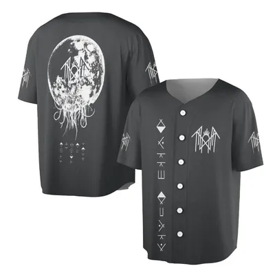 Elden Ring Malenia Blade Of Miquella Baseball Jersey Baseball Jersey, Dark Fantasy Gaming Merch, Moon Phase Runic