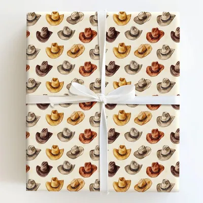 Tip the Hat - Gift Wrap for Christmas, Holidays Wrapping Paper, Christmas Wrapping Paper