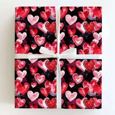 Moody Love - Gift Wrap for Christmas, Holidays Wrapping Paper, Christmas Wrapping Paper