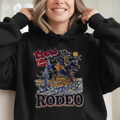 Men'S Cowboy Print Hoodie Regular Fit Hoodie For Fall Winter Comfy Rodeo Retro Western Style Perfect Gift