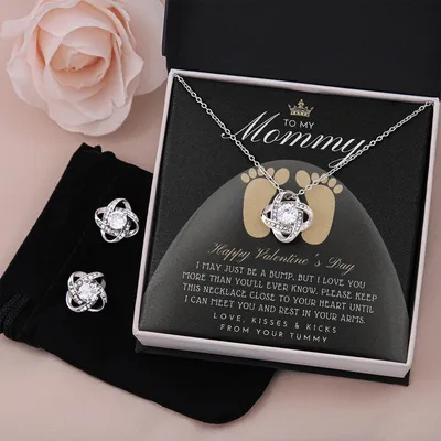 Valentines Gift for New Mom, Pregnant Wife Gift, Gift For Pregnant Wife, Jewelry For Pregnant Wife, Expecting Wife Valentine Day Gift