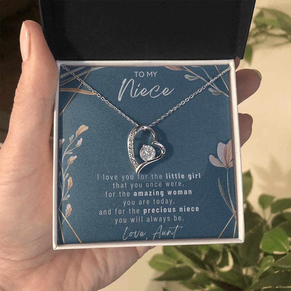 Niece Gift From Aunt - To My Niece Necklace - Gift For Birthday, Christmas, Graduation, Valentines, Wedding