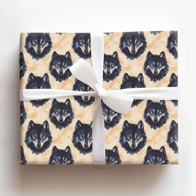 Run with Wolves - Gift Wrap for Christmas, Holidays Wrapping Paper, Christmas Wrapping Paper