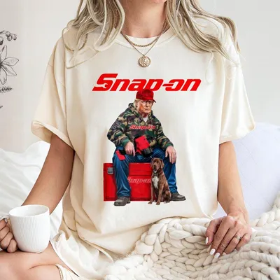 Patriotic Grandpa Graphic T-Shirt Unisex Snap On Mechanic T-Shirt Designer Workwear For Men Menswear