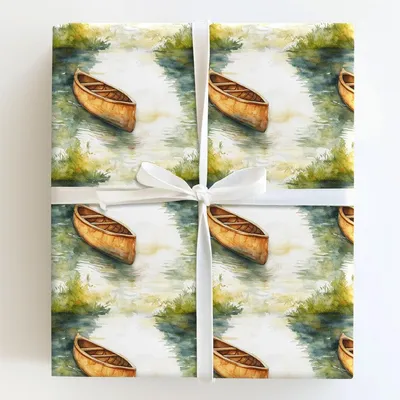 Floating Paradise - Gift Wrap for Christmas, Holidays Wrapping Paper, Christmas Wrapping Paper