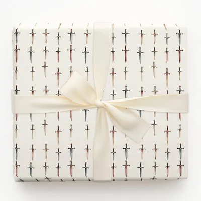 Katana Respect - Gift Wrap for Christmas, Holidays Wrapping Paper, Christmas Wrapping Paper