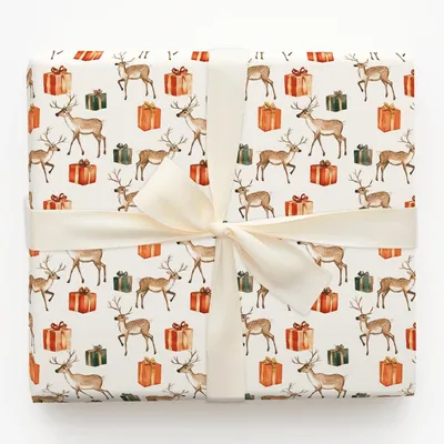 Deer Wraps - Gift Wrap for Christmas, Holidays Wrapping Paper, Christmas Wrapping Paper
