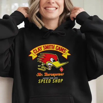 Clay Smith Cams Speed Shop Hoodie Classic Racing Car Lover Racing Equipment Casual Menswear Top