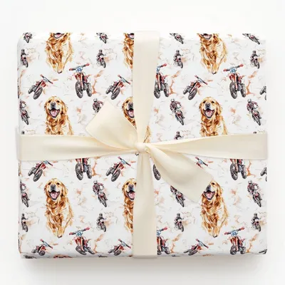 Catch Me in the Dirt - Gift Wrap for Christmas, Holidays Wrapping Paper, Christmas Wrapping Paper