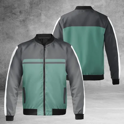 Bomber Jacket,Motorcycle Biker Style,Minimalist Geometric Pattern,Rider Fashion Outerwear Bomber Jacket