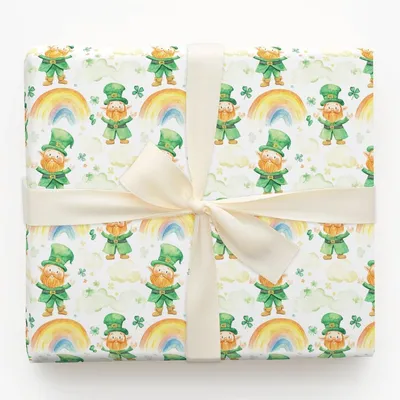 Rainbow Riches - Gift Wrap for Christmas, Holidays Wrapping Paper, Christmas Wrapping Paper