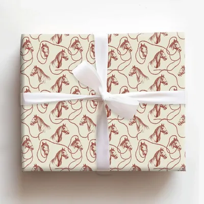 Roping Goods - Gift Wrap for Christmas, Holidays Wrapping Paper, Christmas Wrapping Paper