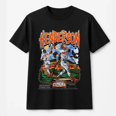 Youth Gunnar Henderson T-Shirt Trendy Baseball T-Shirt For Young Fans Unisex T-Shirt Casual Streetwear