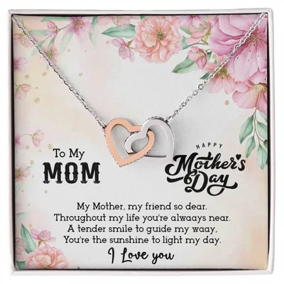 Mother’S Day Interlocking Hearts Necklace