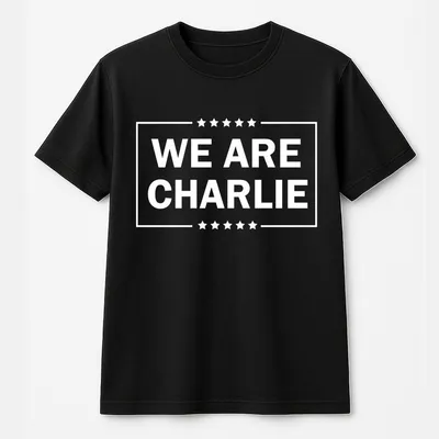 We Are Charlie T-Shirt,Freedom ,Classic Red T-Shirt For Supporters For Men And For Women