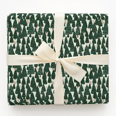 Original Tree Farm - Gift Wrap for Christmas, Holidays Wrapping Paper, Christmas Wrapping Paper