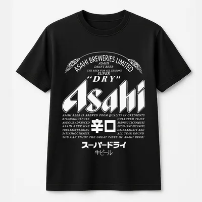 Asahi Breweries Limited  Dry  Asahi Beer T-Shirt, Womenswear, Graphic T-Shirt Women Outfits Gifts, Gift For Her & Menswear