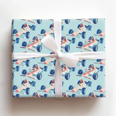 Speed Trap - Gift Wrap for Christmas, Holidays Wrapping Paper, Christmas Wrapping Paper