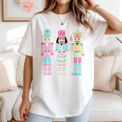 Nutcracker Christmas T-Shirt Christmas Nutcracker T-Shirt Women S Holiday Nutcracker Ballet T-Shirt Christmas