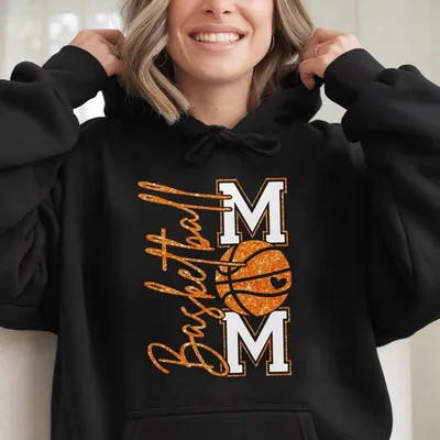 Basketball Mom Hoodie, Basketball Hoodie, Basketball Game Day Hoodie, Basketball Mama Hoodie