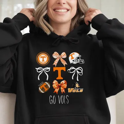 Tennessee Vols Mom Vibes Hoodie Game Day Football College Spirit Vintage Sports Hoodie Unisex