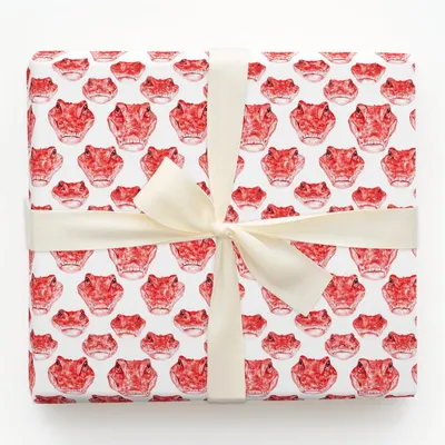 Victory Jaws - Gift Wrap for Christmas, Holidays Wrapping Paper, Christmas Wrapping Paper